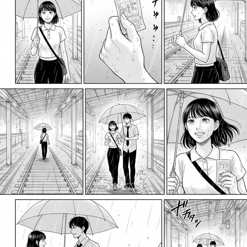 九宫格漫画🍌风格效果图