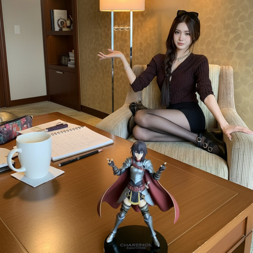 手办与真人风格效果图