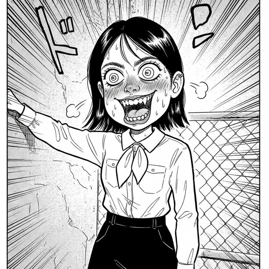 日本搞笑漫画风格效果图