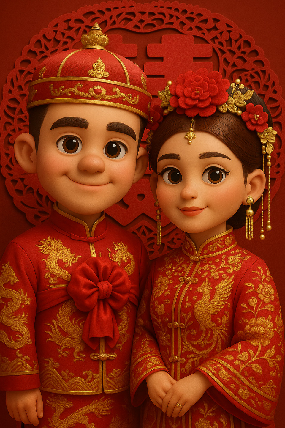 Q版中式婚礼效果演示