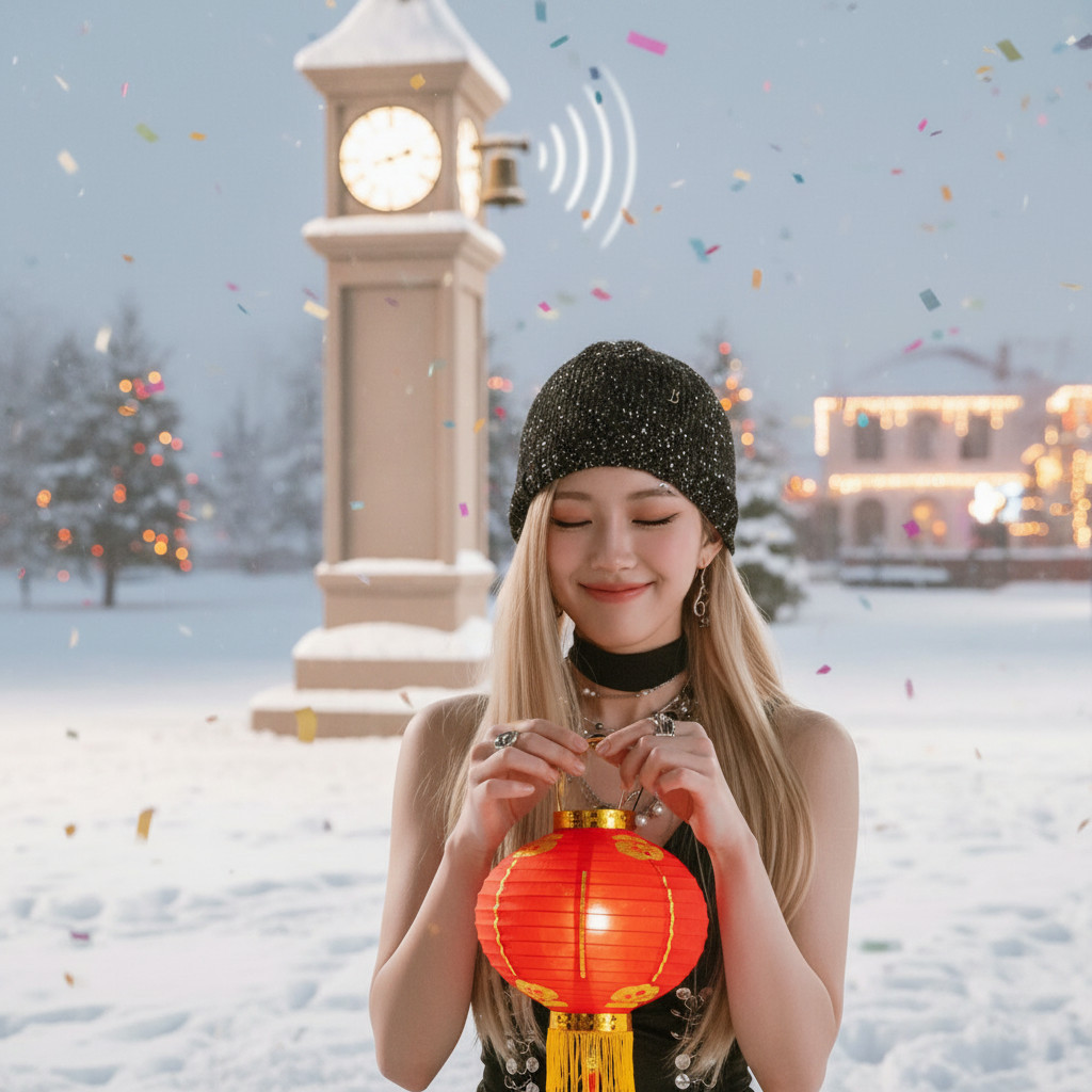 新年特辑-雪中许愿风格效果图