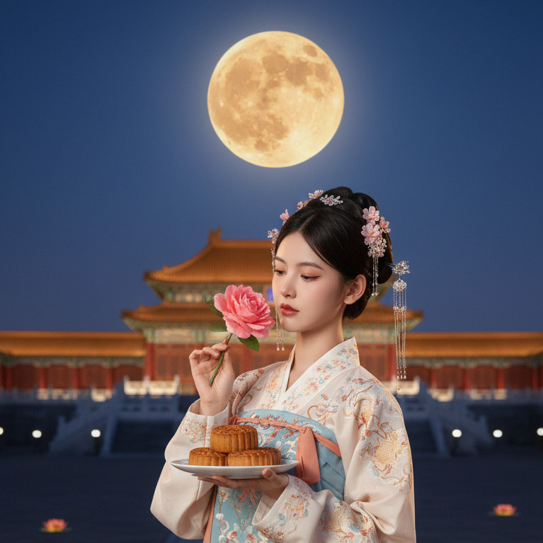 适合中秋（女）🍌风格效果图