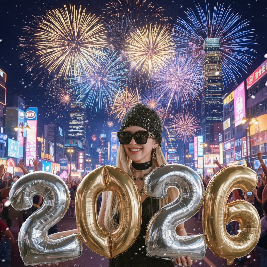 新年元旦-烟火倒计时庆典风格效果图