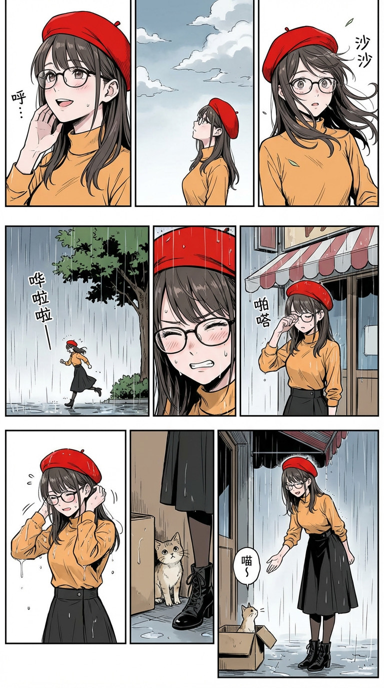 九宫格漫画🍌效果演示