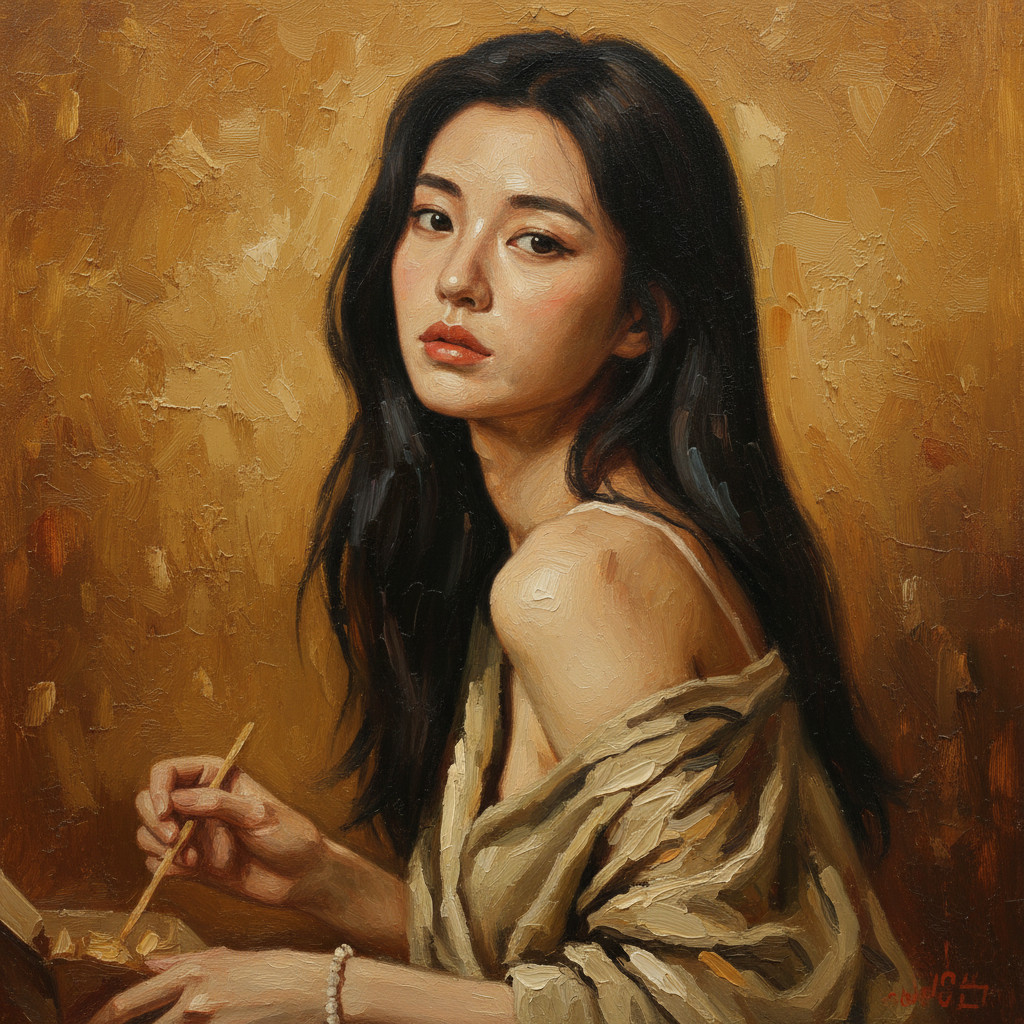 油画风格风格效果图