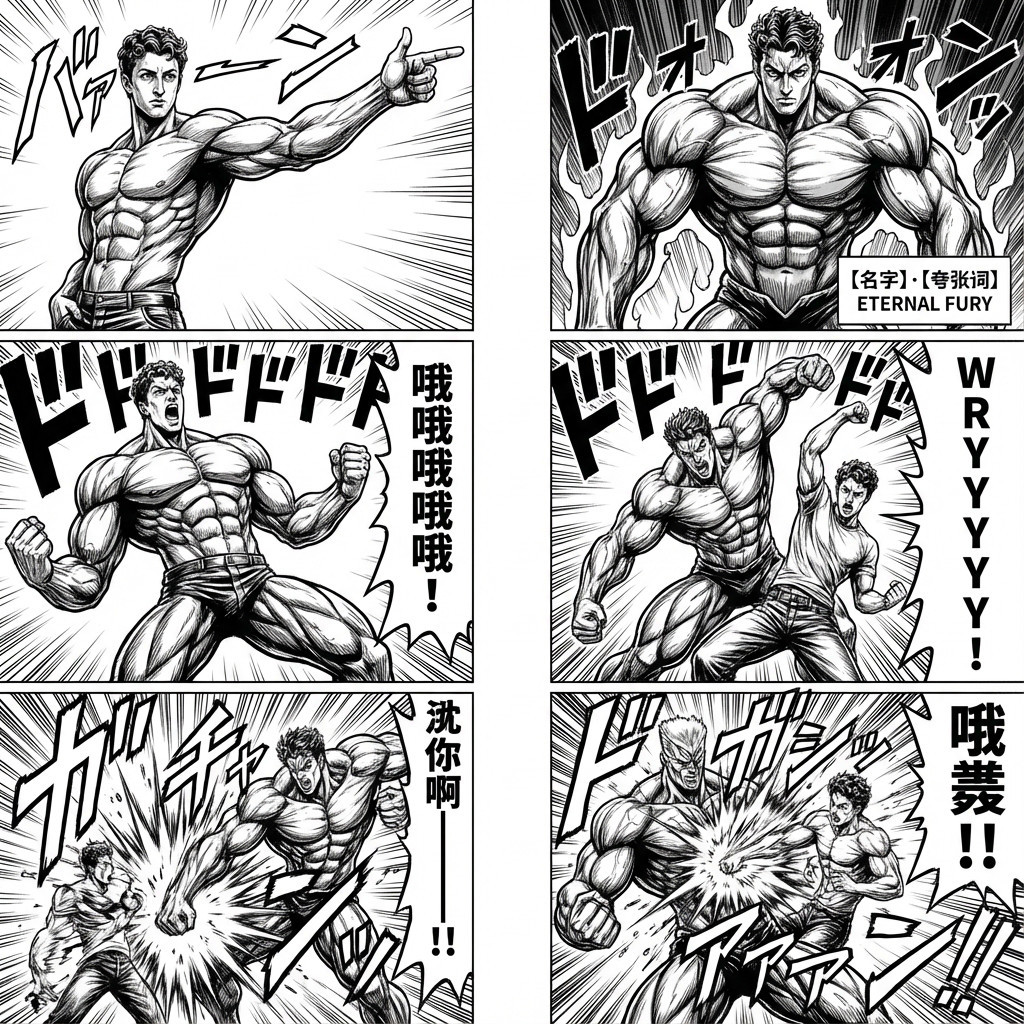 荒木飞吕彦JOJO风风格效果图