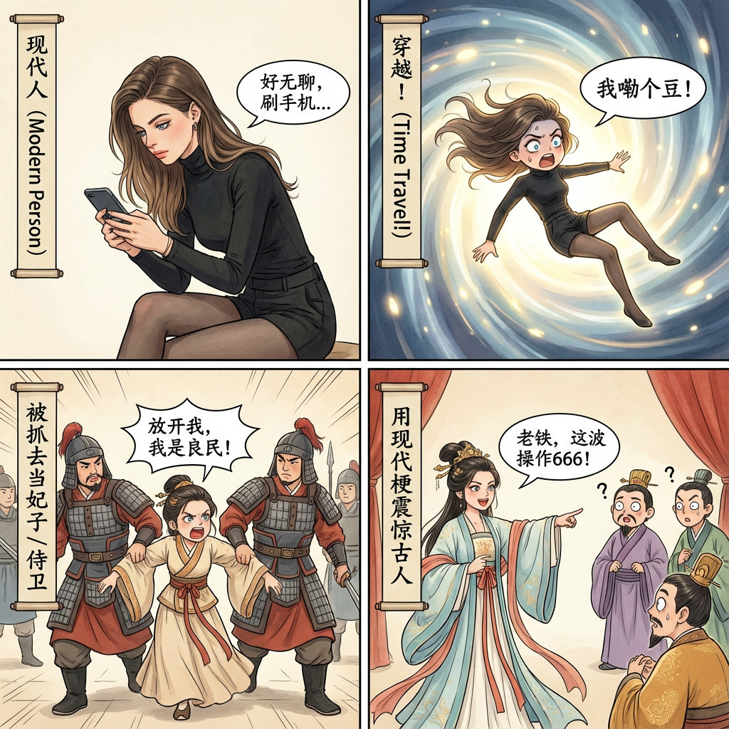 古风穿越风风格效果图