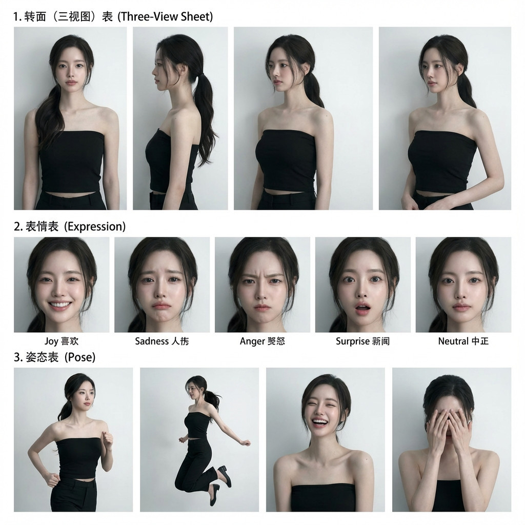 角色设计表风格效果图