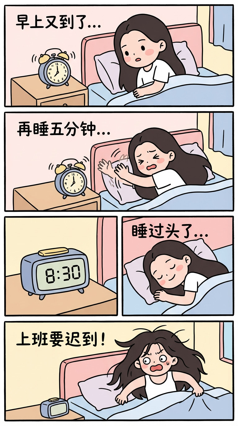 可爱四格漫画效果演示