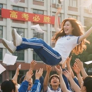 高考结束的狂欢风格效果图
