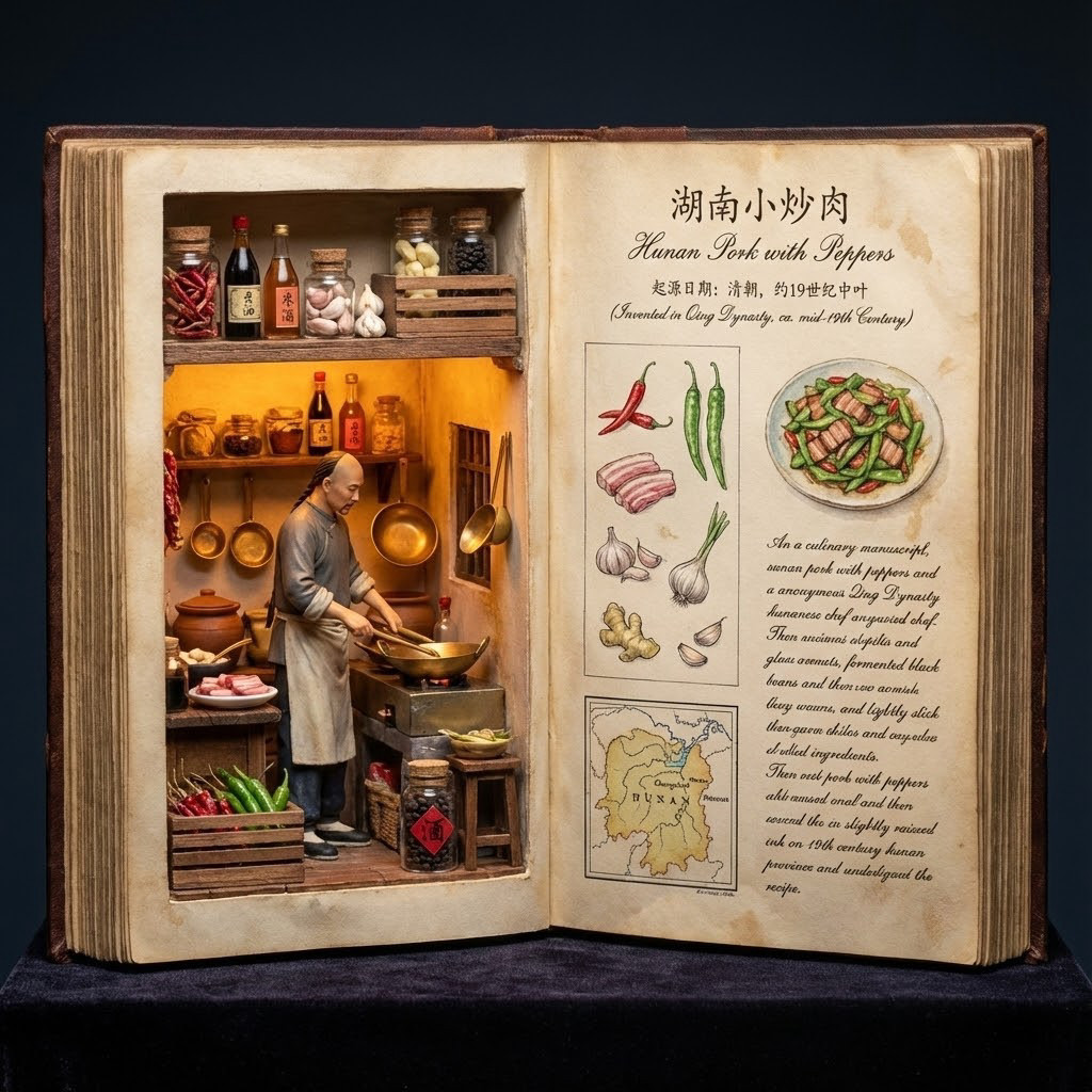 菜品超写实博物馆风格效果图
