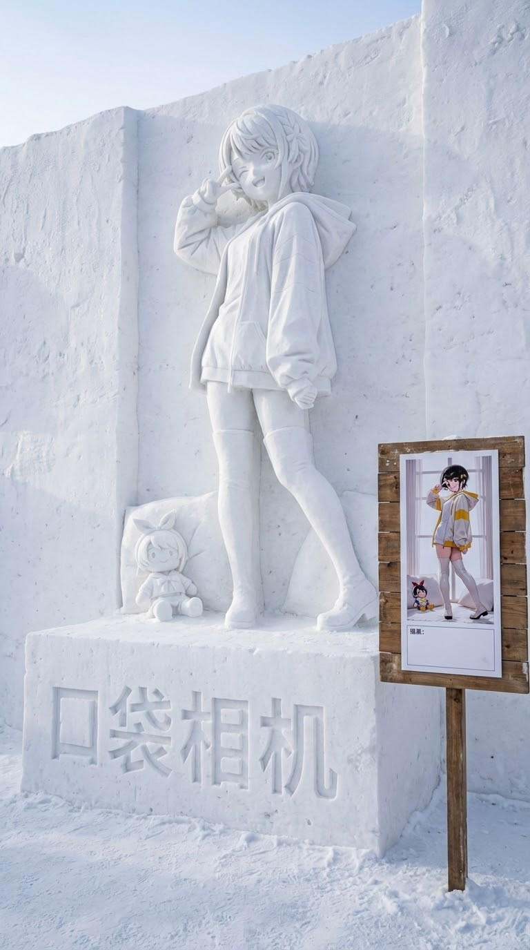 东北雪雕造型效果预览