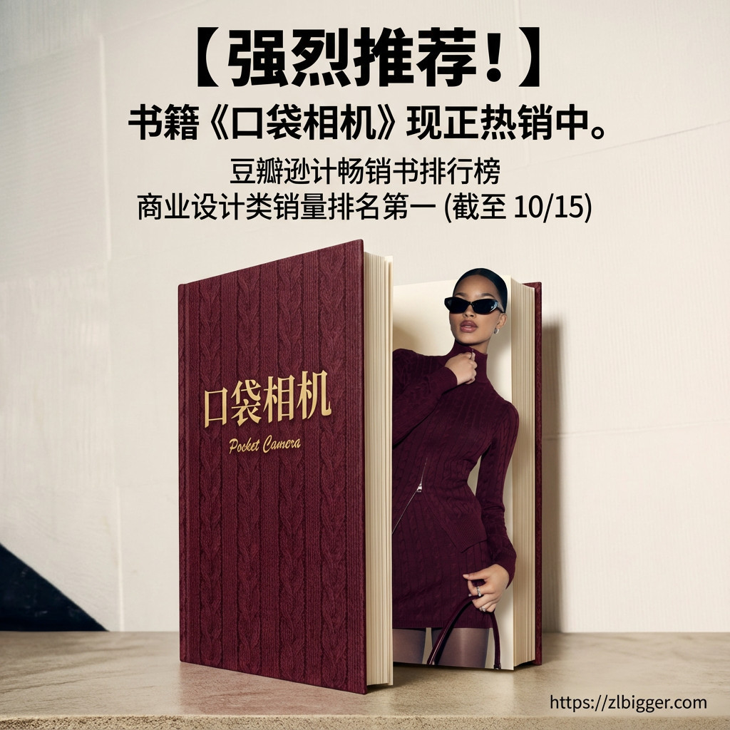 火车广告风格的书籍广告风格效果图
