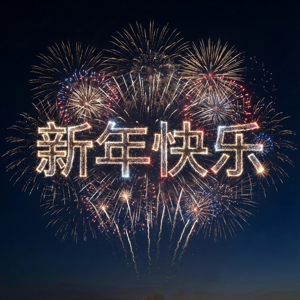 主题烟花风格效果图
