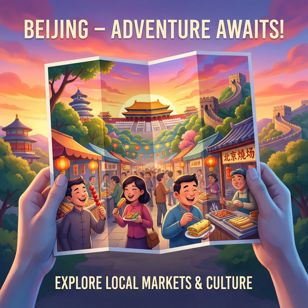 旅游宣传册风格效果图