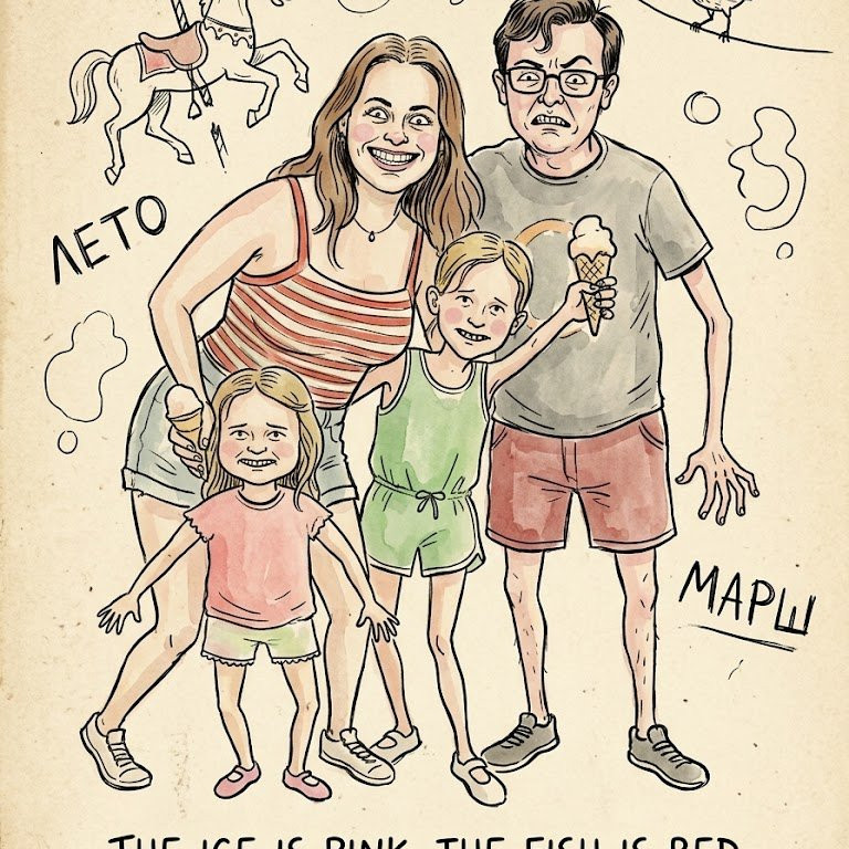 古怪苏联风插画风格效果图