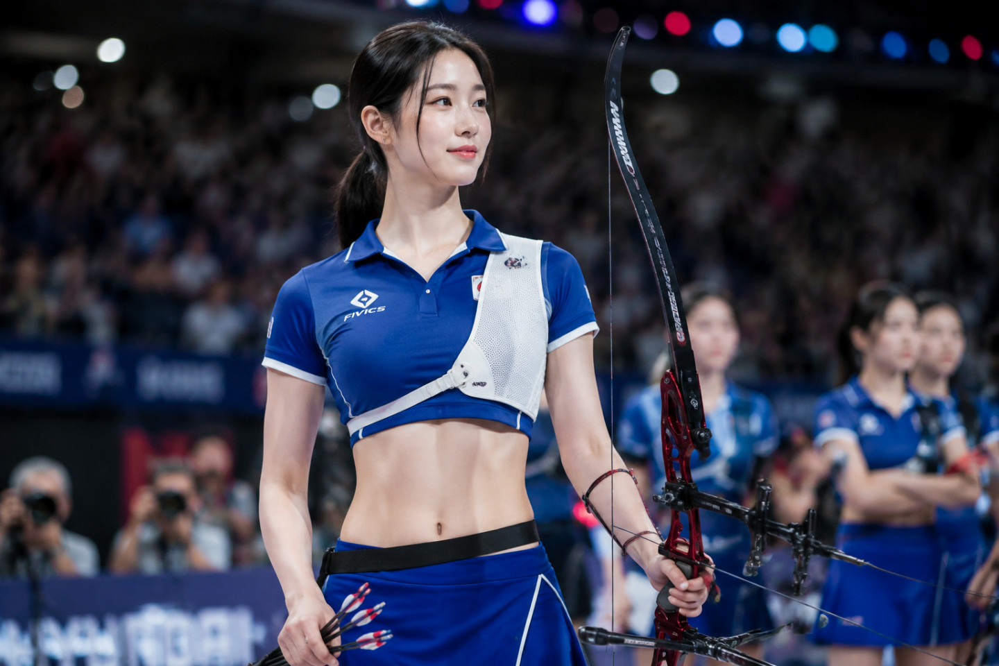 美女弓箭手效果演示