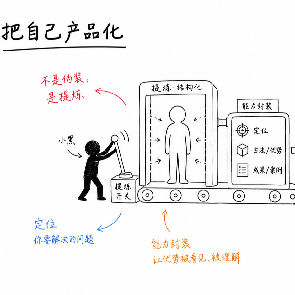 小黑怪诞风 PPT 风格示例图