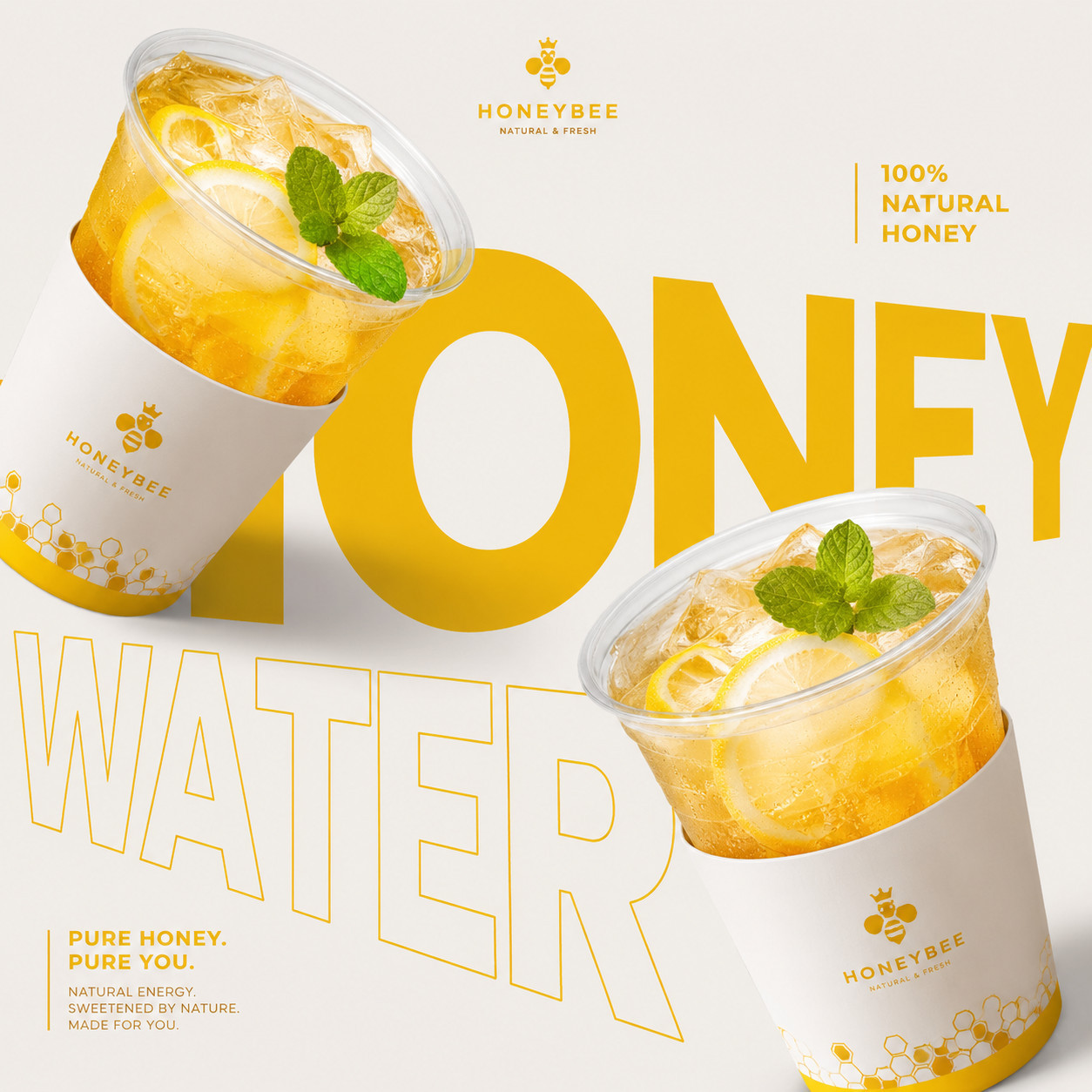 高端快餐广告海报风格效果图