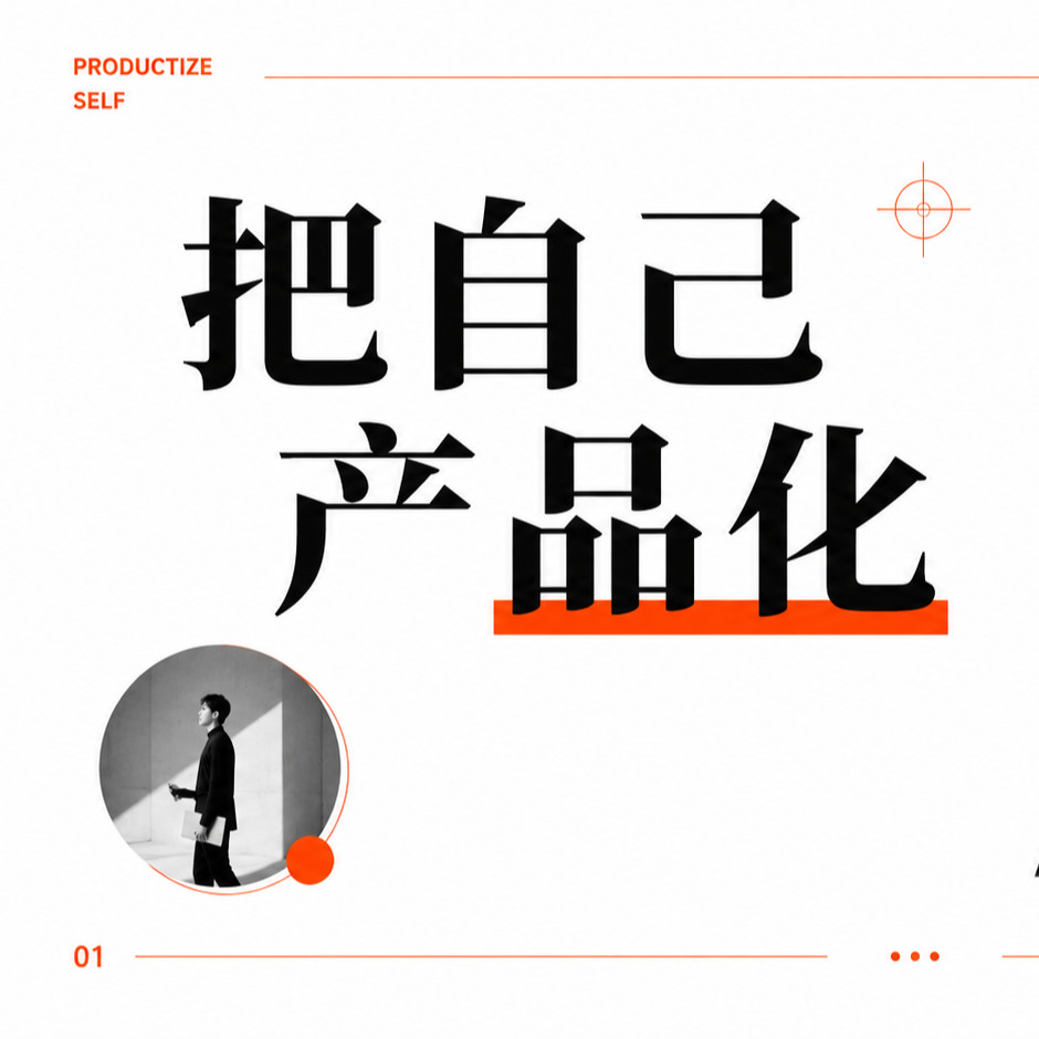 黑橙风格 PPT 风格示例图