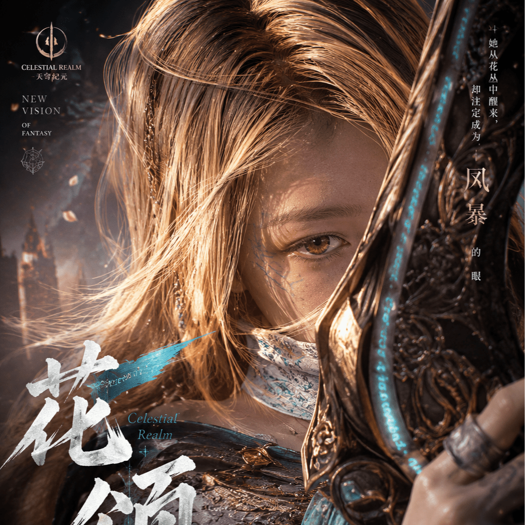 游戏角色海报风格效果图