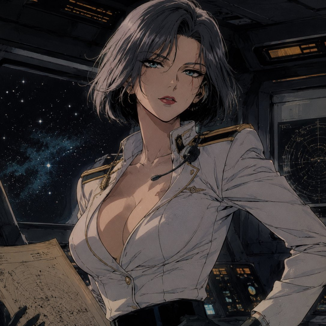 OVA 风格女性角色风格效果图