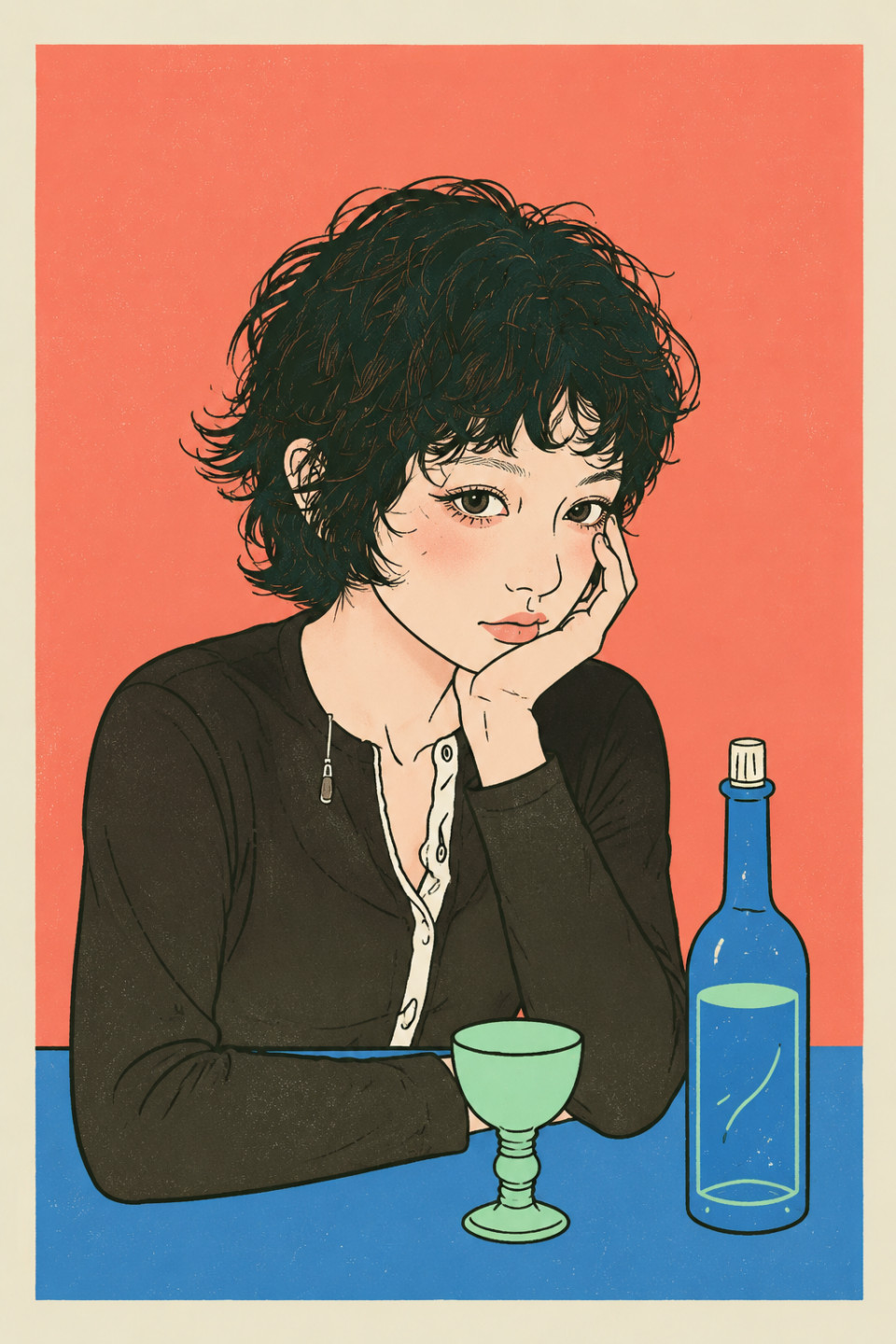 复古波普插画效果预览