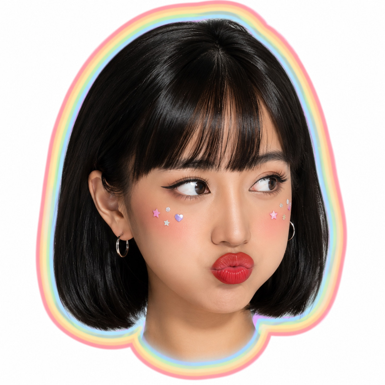 俏皮可爱的头像风格效果图
